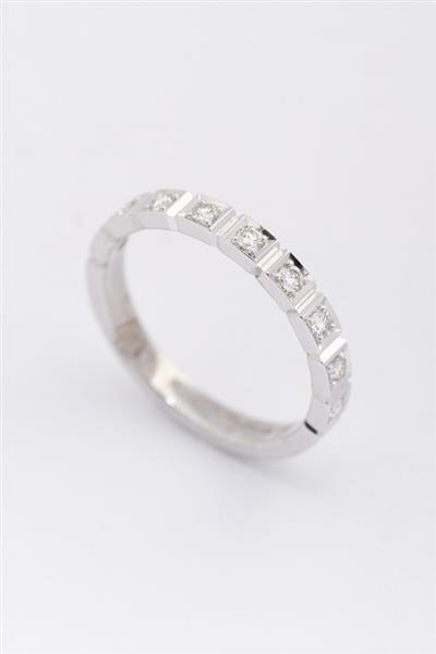 Grote foto wit gouden half alliance ring met briljanten sieraden tassen en uiterlijk ringen voor haar
