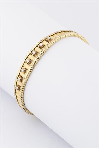 Grote foto gouden armband met briljanten sieraden tassen en uiterlijk armbanden voor haar