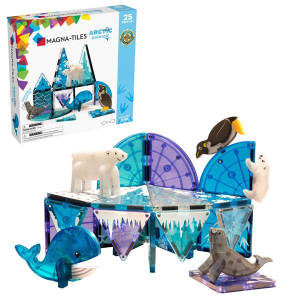 Grote foto magnatiles arctic animals 25 piece set arctic animals kinderen en baby overige