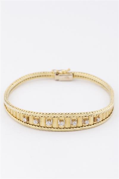 Grote foto gouden armband met briljanten kleding dames sieraden