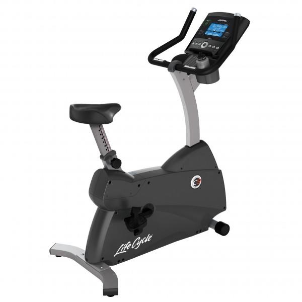 Grote foto life fitness c3 lifecycle upright bike with go console sport en fitness fitness