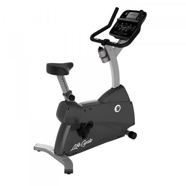 Grote foto life fitness c1 lifecycle upright bike with track connect sport en fitness fitness