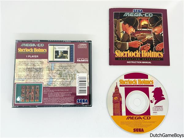Grote foto sega mega cd sherlock holmes spelcomputers games overige merken