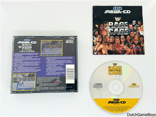 Grote foto sega mega cd wwf rage in the cage spelcomputers games overige merken