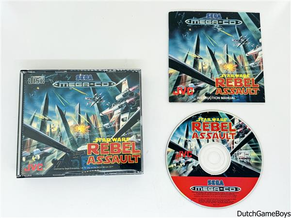 Grote foto sega mega cd star wars rebel assault spelcomputers games overige merken