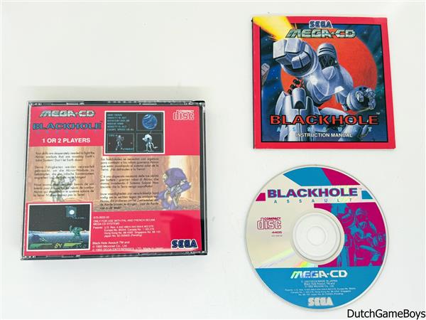 Grote foto sega mega cd blackhole assualt spelcomputers games overige merken