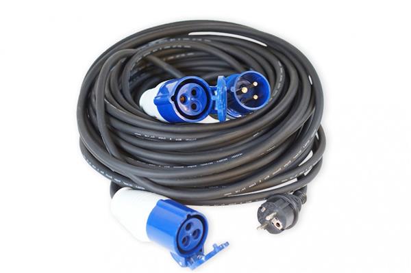 Grote foto vechline verloopkabel 3x1.5mm cee cee contra cee contra frans verloop 25m caravans en kamperen caravan accessoires