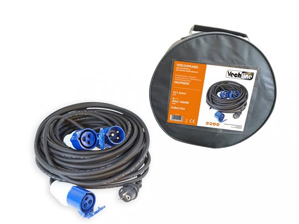 Grote foto vechline verloopkabel 3x1.5mm cee cee contra cee contra frans verloop 25m caravans en kamperen caravan accessoires