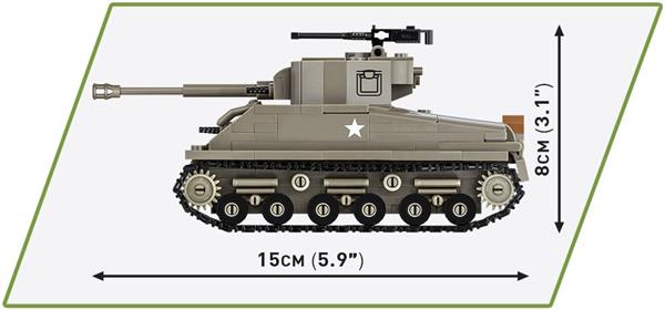 Grote foto cobi ww2 2711 m4a3e8 sherman kinderen en baby overige