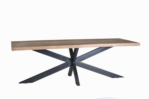 Grote foto industri le eettafel sturdy spider 160 240 cm huis en inrichting eettafels