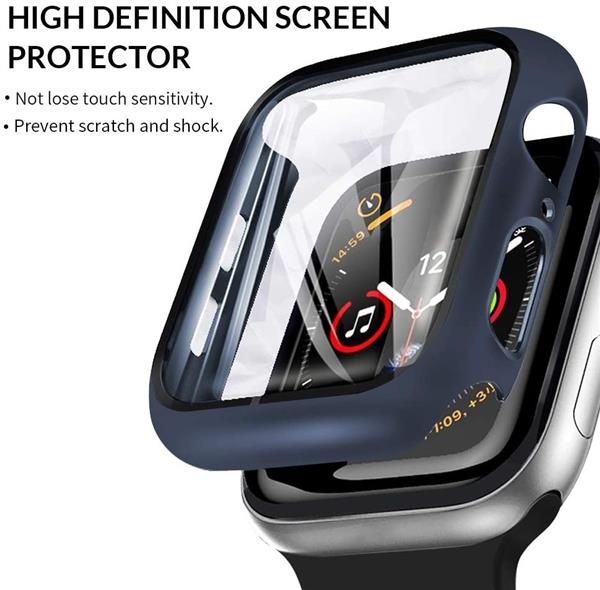 Grote foto drphone fc3 44mm 360 cover volledige hoes ingebouwde screenprotector voor apple watch 44m kleding dames horloges