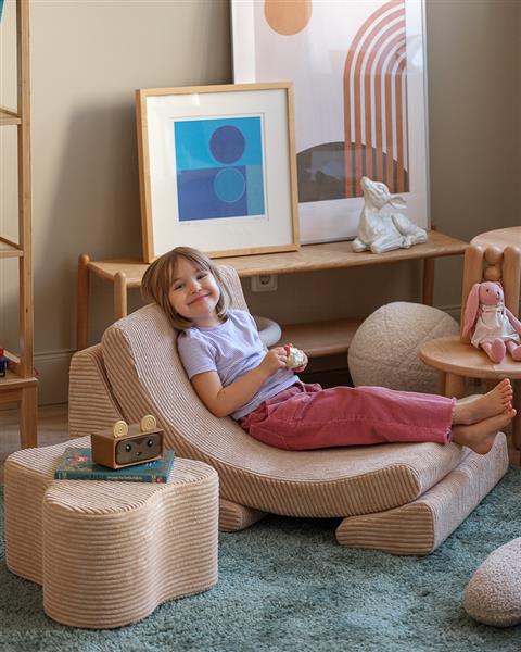 Grote foto pouffe cloud toffee toffee kinderen en baby complete kinderkamers