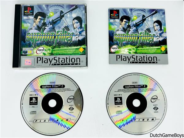 Grote foto playstation 1 ps1 syphon filter 2 platinum spelcomputers games overige playstation games