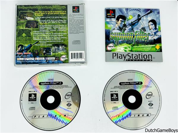 Grote foto playstation 1 ps1 syphon filter 2 platinum spelcomputers games overige playstation games