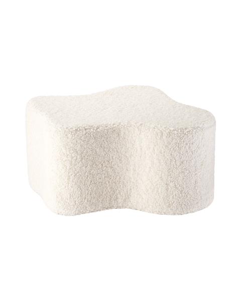 Grote foto pouffe cloud white white kinderen en baby complete kinderkamers