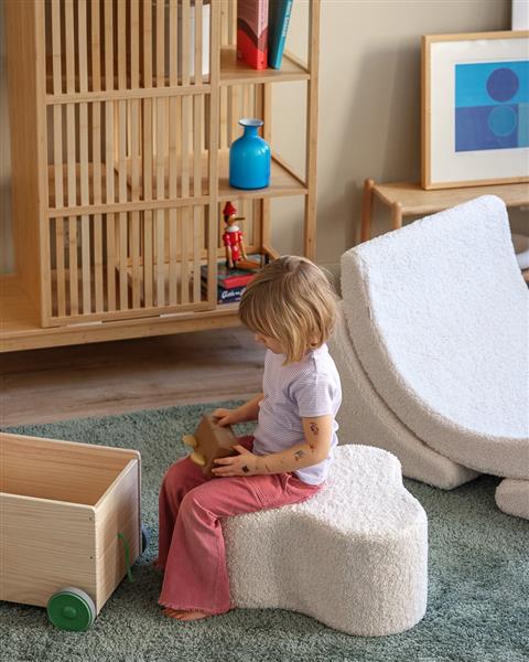 Grote foto pouffe cloud white white kinderen en baby complete kinderkamers