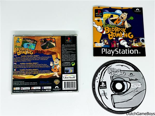 Grote foto playstation 1 ps1 the flintstones bedrock bowling spelcomputers games overige playstation games