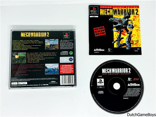Grote foto playstation 1 ps1 mechwarrior 2 spelcomputers games overige playstation games