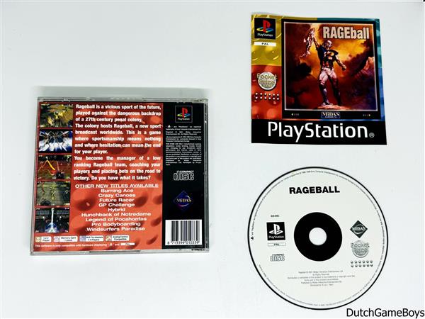 Grote foto playstation 1 ps1 rageball spelcomputers games overige playstation games