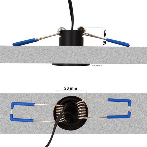 Grote foto frano led verlichting overkapping 6 stuks huis en inrichting overige