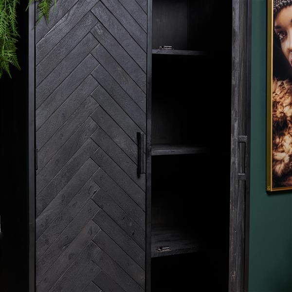 Grote foto kabinet new york 90 cm zwart huis en inrichting overige