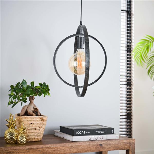 Grote foto metalen hanglamp scranton 1l huis en inrichting overige