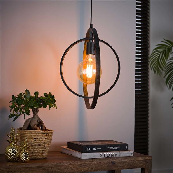 Grote foto metalen hanglamp scranton 1l huis en inrichting overige