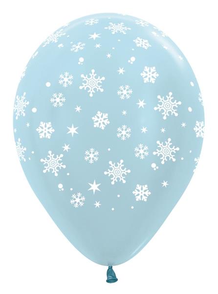 Grote foto ballonnen snowflake mix 30cm 25st verzamelen overige verzamelingen