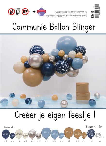 Grote foto ballonnen diy balloon kit organic communie blue verzamelen overige verzamelingen
