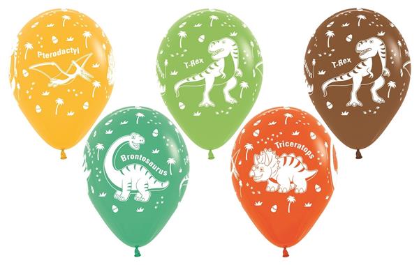 Grote foto ballonnen dinosaurs mix 30cm 25st verzamelen overige verzamelingen