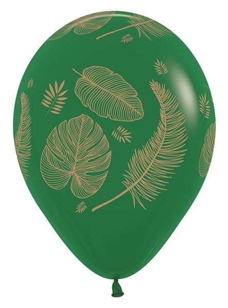 Grote foto ballonnen tropical leaves mix gold print 30cm 25st verzamelen overige verzamelingen
