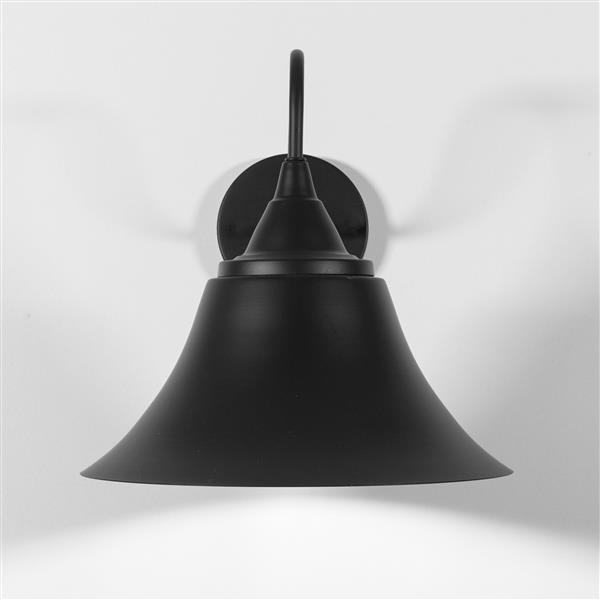 Grote foto zwarte klok wandlamp valott ampua huis en inrichting overige