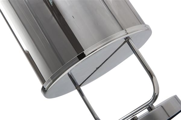 Grote foto tafellamp design chrome rond ijzer scaldare leni huis en inrichting overige