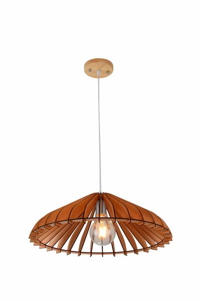 Grote foto hanglamp hout houtkleur 50 cm madera olmo huis en inrichting overige