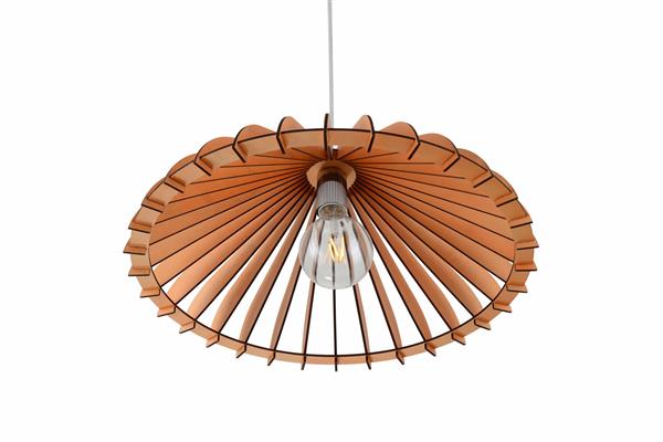 Grote foto hanglamp hout houtkleur 30 cm madera olmo huis en inrichting overige