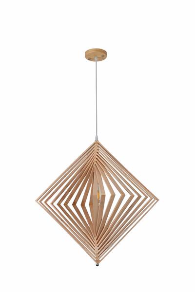 Grote foto hanglamp hout houtkleur 62 cm madera palmera huis en inrichting overige