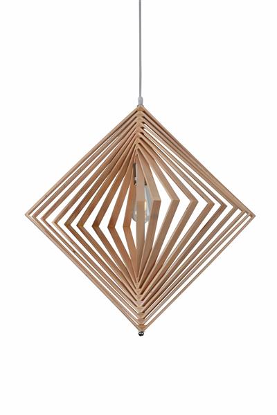 Grote foto hanglamp hout houtkleur 62 cm madera palmera huis en inrichting overige