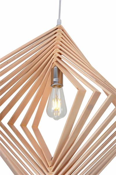 Grote foto hanglamp hout houtkleur 62 cm madera palmera huis en inrichting overige