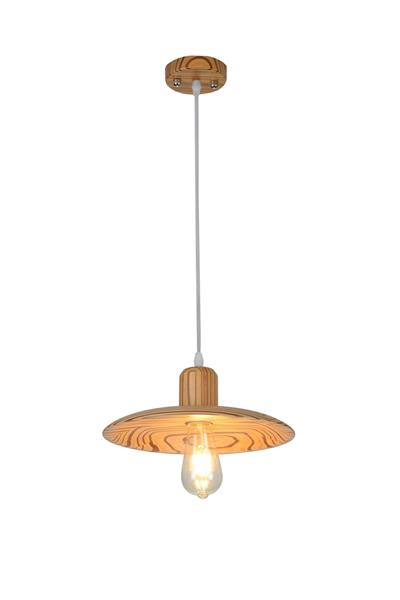 Grote foto hanglamp hout houtkleur 29 cm madera carrasco huis en inrichting overige