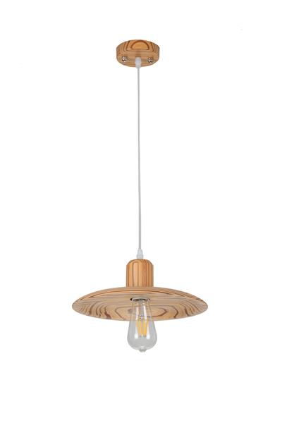 Grote foto hanglamp hout houtkleur 29 cm madera carrasco huis en inrichting overige