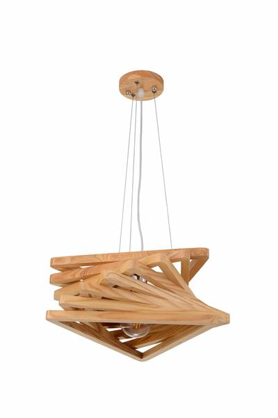 Grote foto hanglamp hout houtkleur 43 cm madera pendula huis en inrichting overige