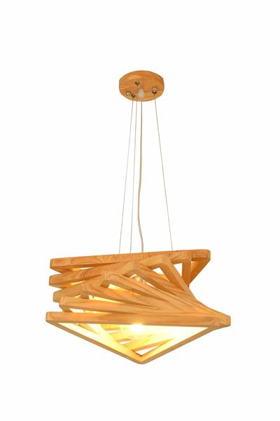 Grote foto hanglamp hout houtkleur 43 cm madera pendula huis en inrichting overige