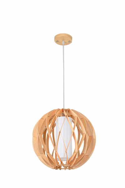 Grote foto hanglamp hout rond houtkleur 40 cm madera alcornoque huis en inrichting overige