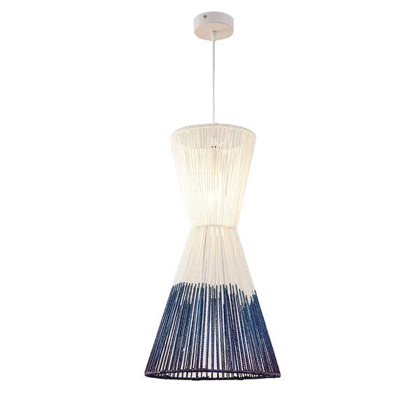 Grote foto hanglamp modern wit met blauw 30 cm scaldare aprilia huis en inrichting overige