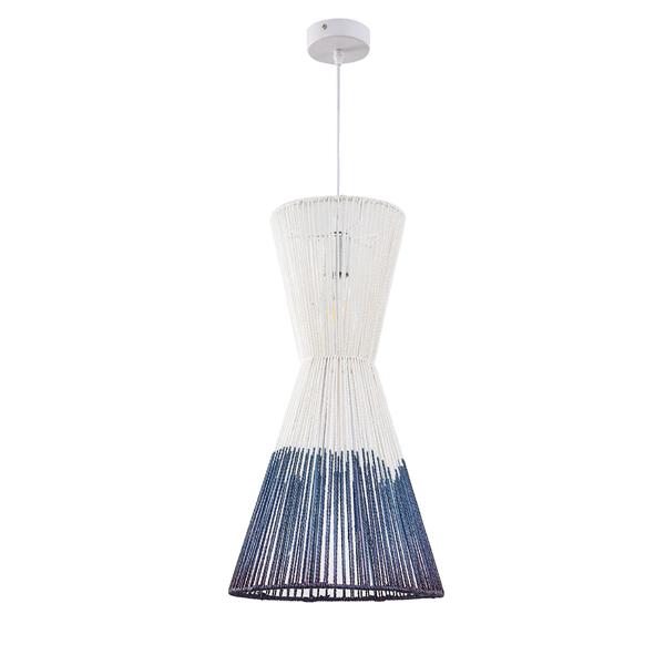 Grote foto hanglamp modern wit met blauw 30 cm scaldare aprilia huis en inrichting overige