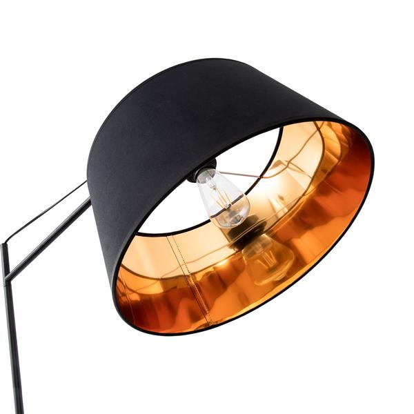 Grote foto staande lamp modern zwart met kap h160 cm scaldare vivaro huis en inrichting overige