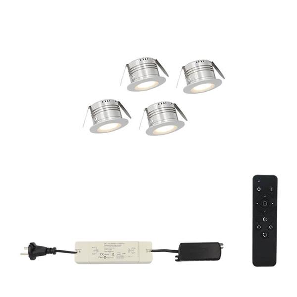 Grote foto carpus dimbare led verlichting set van 4 spots huis en inrichting overige