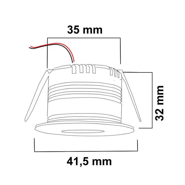 Grote foto carpus dimbare led verlichting set van 4 spots huis en inrichting overige