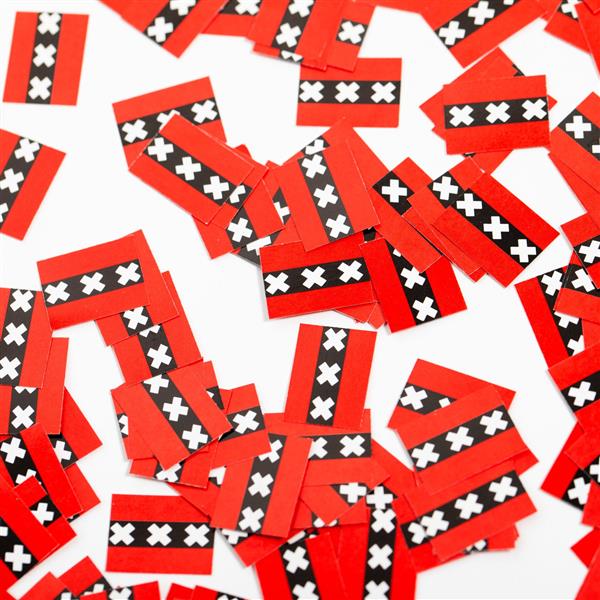 Grote foto amsterdam tafelconfetti papier 150st verzamelen overige verzamelingen