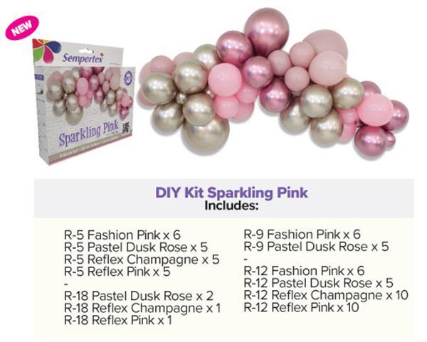 Grote foto ballonnen diy balloon kit sparkling pink verzamelen overige verzamelingen